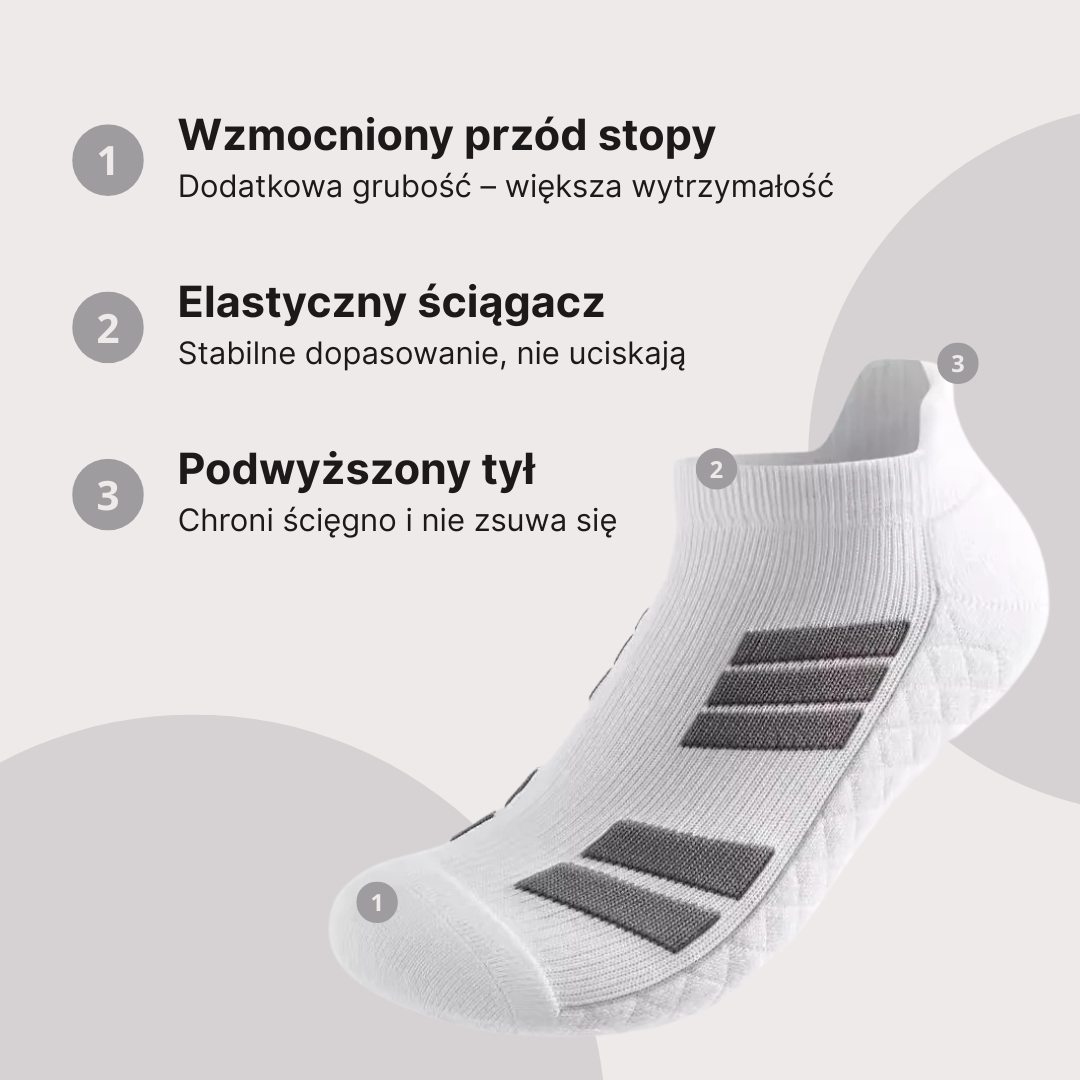 [10 PAR] Sportowe Skarpetki Unisex